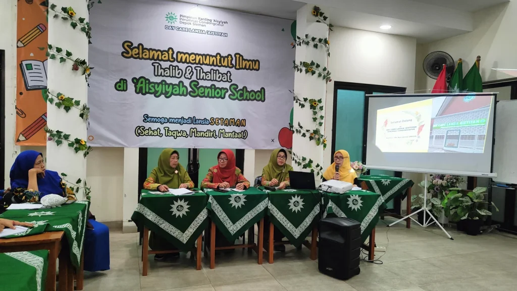 Sambutan Pengurus DCLA Condongcatur dalam Kunungan Aisyiyah Kab. Sragen
