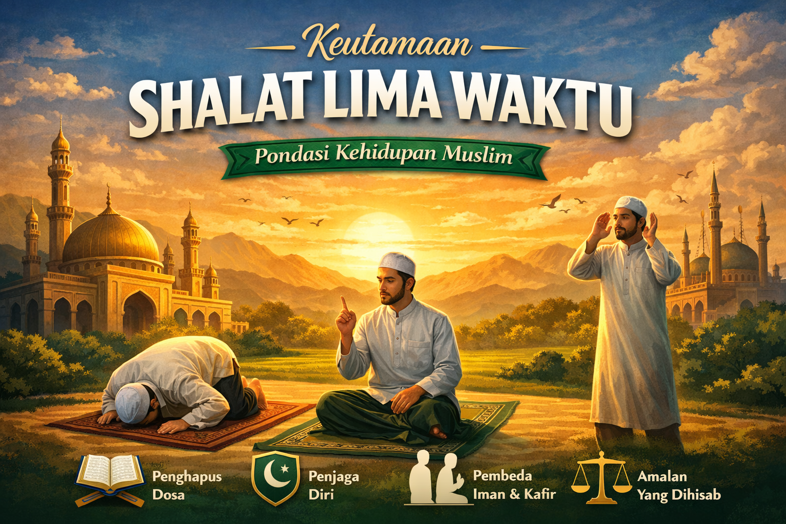 Keutamaan Shalat Lima Waktu sebagai Pondasi Kehidupan Muslim