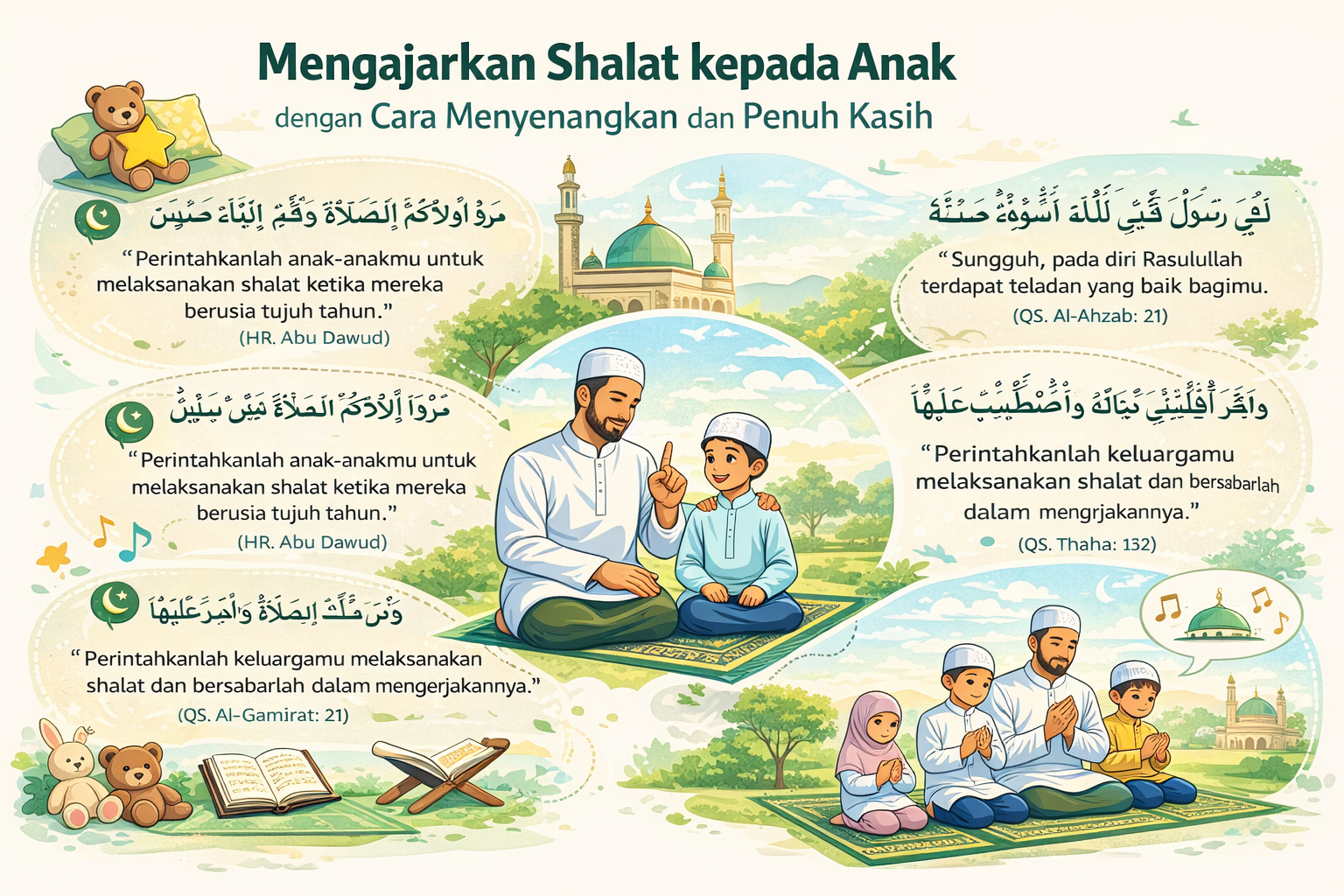 Mengajarkan Shalat kepada Anak dengan Cara Menyenangkan dan Penuh Kasih